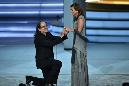 Jan, eres la luz de mi vida (...). Pero no me gusta llamarte mi novia porque quiero llamarte mi esposa, le dijo Weiss a su novia Jan.-ROBYN BECK (AFP)