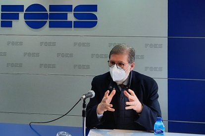 El presidente de FOES, Santiago Aparicio. HDS