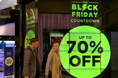 Ofertas Black Friday en Manchester.-PHIL NOBLE (X01988)