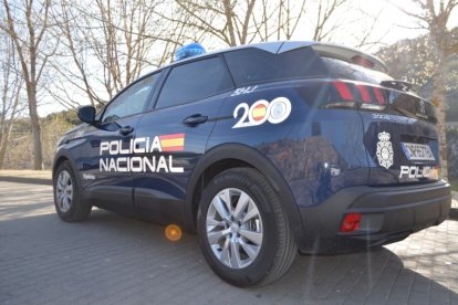 Coche de la Policía Nacional en Soria.-HDS