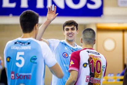 Pelegrín Vargas está rindiendo a un gran nivel como celeste y en Lugo fue de los destacados. MARIO TEJEDOR