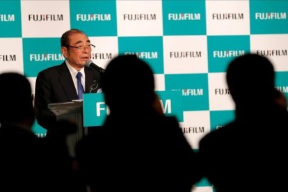 Shigetaka Komori, director ejecutivo de Fujifilm.-KIM KYUNG-HOON