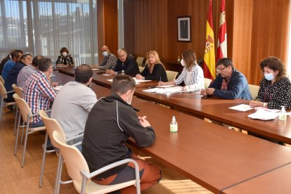 Miembros que asistieron ayer al Consejo Agrario Provincial de Soria. HDS