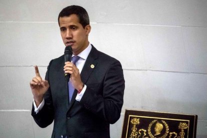 El jefe del Parlamento de Venezuela, Juan Guaidó.-EFE