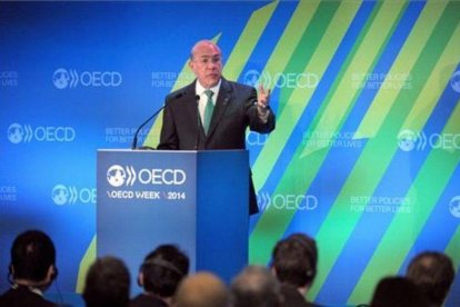 El secretario general de la OCDE, Ángel Gurría, en una imagen de archivo.-ERIC PIERMONT / AFP