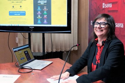 Gloria Gonzalo presenta le nueva APP. JOSE ÁNGEL CAMPILLO