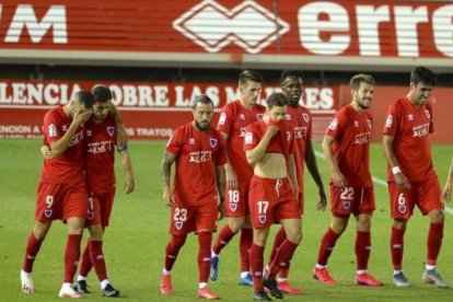 El Numancia descendía a Segunda B en la última jornada de la temporada 2019-2020. HDS