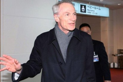 Jean-Dominique Senard, llega al aeropuerto de Tokyo.-EPA/JIJI PRESS