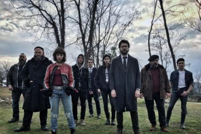 Los principales personajes de la serie 'La casa de papel'.-ATRESMEDIA