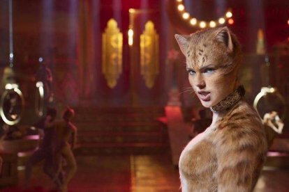 Taylor Swift, en un fotograma de ’Cats’-