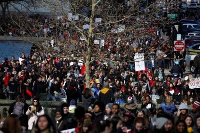 Marcha de estudiantes contra las armas en Washington D.C.-JOSHUA ROBERTS (REUTERS)