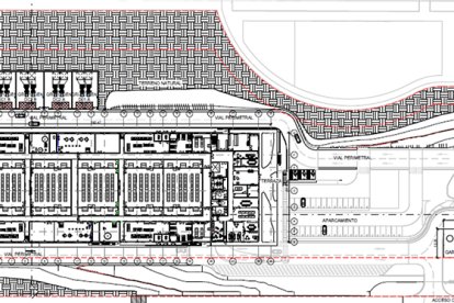 Plano del Centro de Proceso de Datos de la Seguridad Social. HDS