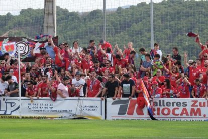 El Numancia estará respaldado por sus seguidores en Logroño. HDS