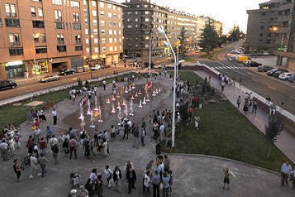 La fuente del Centro Cívico, una de las ideas implantadas gracias a los presupuestos infantiles. HDS