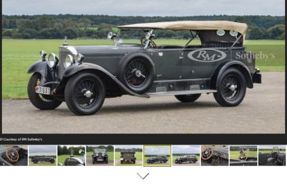 Señorial estampa del Mercedes-Benz 630-K con raigambre visontina en la web de Sotheby's