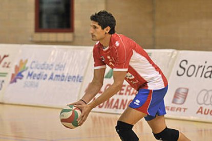 El opuesto del CMA de Soria, Alberto Salas. / DIEGO MAYOR-