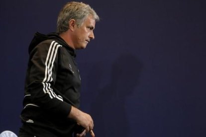 Mourinho, cuando entrenaba al Chelsea.-