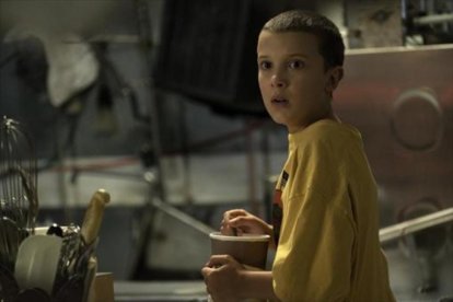 Imagen de la serie de ciencia ficción de la plataforma Netflix Stranger things.-NETFLIX