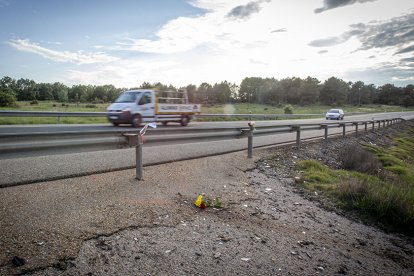 Lugar del accidente ocurrido al finalizar el Lavalenguas.-MARIO TEJEDOR