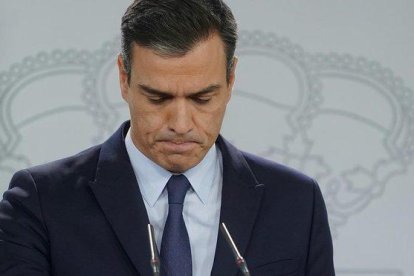El presidente del Gobierno en funciones, Pedro Sánchez.-JOSÉ LUIS ROCA