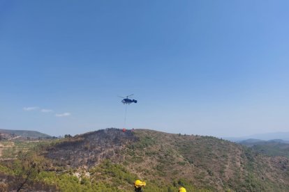 La BRIF de Lubia en su última intervención hasta el incendio en Tejerizas, Soria. BRIF LUBIA