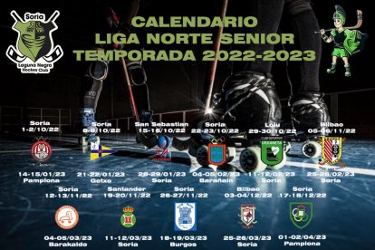 Calendario de la Liga Norte para el Laguna Negra.