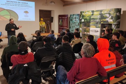 Alumnos participantes en las sesiones de Montes de Soria.-HDS