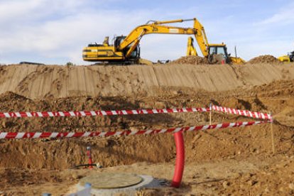 Obras de la Ciudad del Medio Ambiente en Soto de Garray. / ÚRSULA SIERRA-