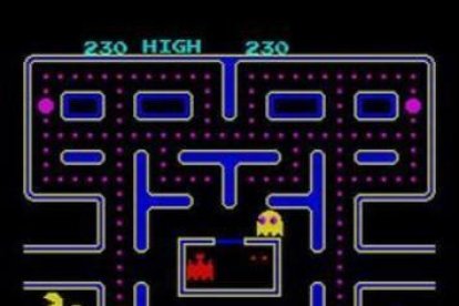 Clásico 8 Una pantalla del popular 'Comecocos' (Pacman).-