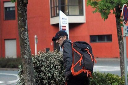 Última imagen de Josu Ternera antes de ser detenido en Sallanches (Francia)-