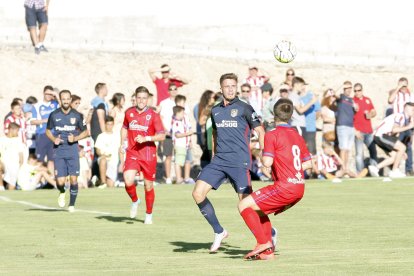 El Numancia arrancará de nuevo la pretemporada ante el Atlético de Madrid en El Burgo de Osma. MARIO TEJEDOR