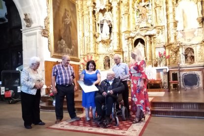 Celebración del centenario en Almarza.-HDS