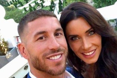 Sergio Ramos y Pilar Rubio.-