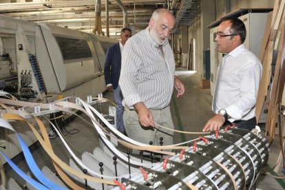 Luis Rey, en una visita en Norma-V.G.