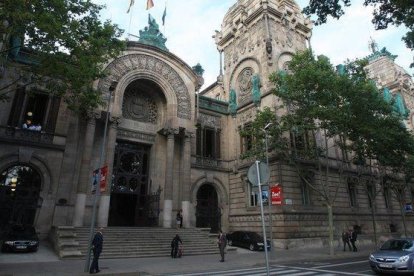 Fachada de la Audiencia de Barcelona.-ÁLVARO MONGE