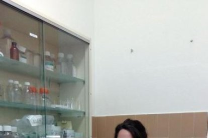 Irene Fernández en el Instituto de Biomedicina de la Universidad de León-EL MUNDO