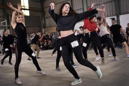 Casting del nuevo concurso de Movistar+ Fama a bailar, en la Antigua Fabrica de Galletas de Bilbao.-VINCENT WEST