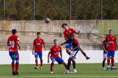 El Numancia B sumaba la segunda victoria de la temporada a costa del Ciudad Rodrigo. MARIO TEJEDOR