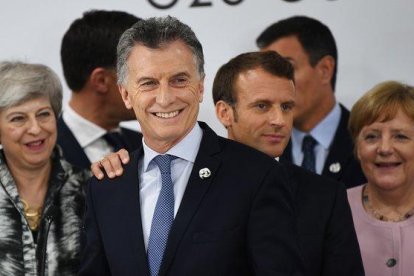 Mauricio Macri, presiente de Argentina, satisfecho con el acuerdo de Osaka.-AFP