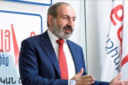 El primer ministro armenio, Nikol Pashinyan.-KAREN MINASYAN (AFP)