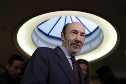 Alfredo Pérez Rubalcaba, el 29 de noviembre del 2016 en un acto Madrid.-EFE