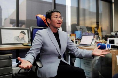 Arrestada la periodista filipina Maria Ressa por difamación cibernética.-FRANCIS R. MALASIG