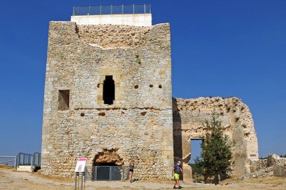 El castillo de Calatañazor engrosa la Lista Roja de Patrimonio.-MARIO TEJEDOR