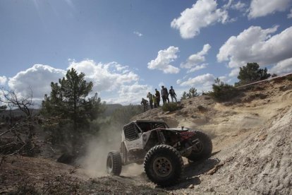 La competición del 4x4 extremo tendrá un año más a Fuentetoba como escenario.-Luis Ángel Tejedor