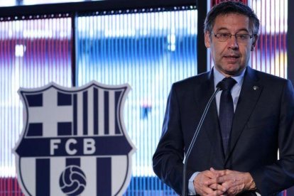 Josep Maria Bartomeu, este martes en Barcelona.-REUTERS / ALBERT GEA