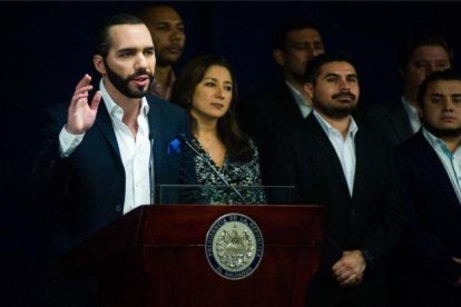 Nayib Bukele, el presidente de El Salvador.-EUROPA PRESS