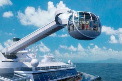 La cápsula-mirador del 'Quantum of the Seas'.-