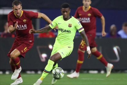 Semedo en un partido de pretemporada con el Barcelona-MATTHEW EMMONS