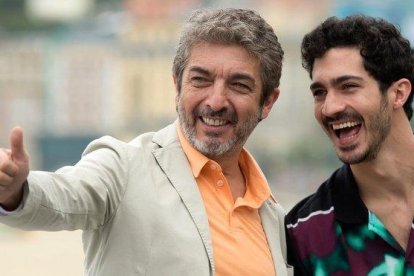 Ricardo y Chino Darín, en San Sebastián.-/ AFP / ANDER GILLENEA