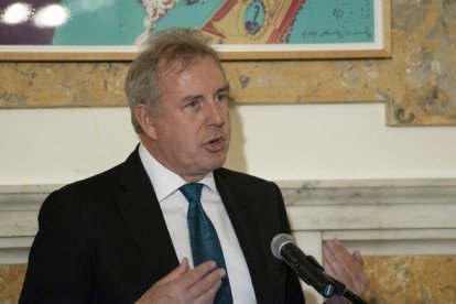 Kim Darroch, el embajador británico en EEUU.-